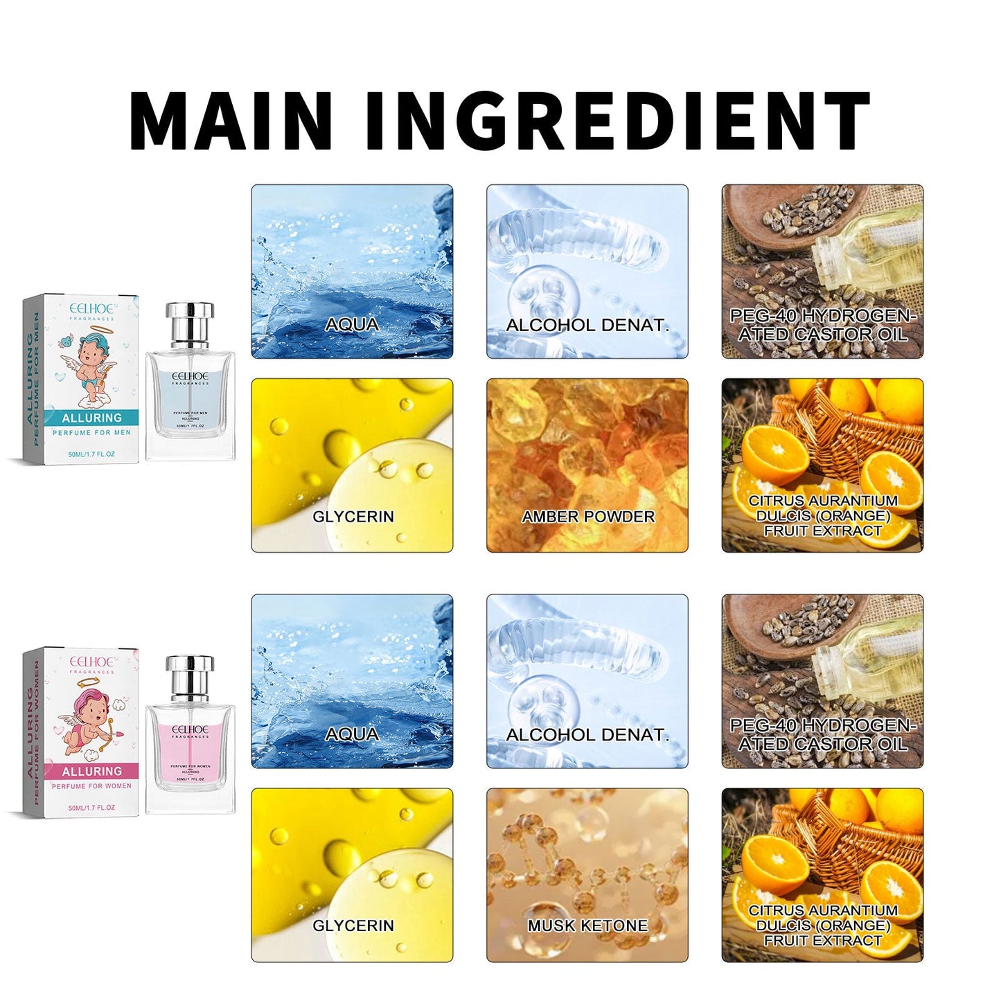 Glamor Eau de Parfum - Fragancia Ligera y Duradera