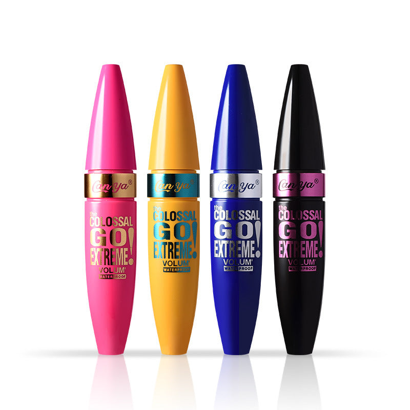 Canya 4d Mink Mascara Fiber Dense Waterproof Curling Mascara - Korvel