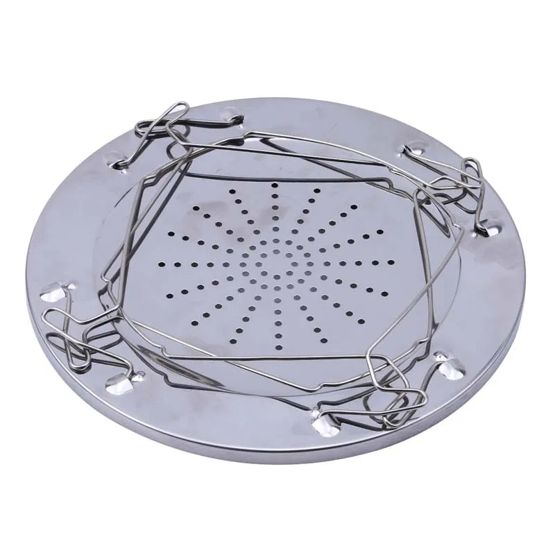Simple Portable Stainless Steel Toast Rack Outdoor Camping Toaster Folding Portable Grill Multi-Purpose Stove Grill High Quality - Korvel
