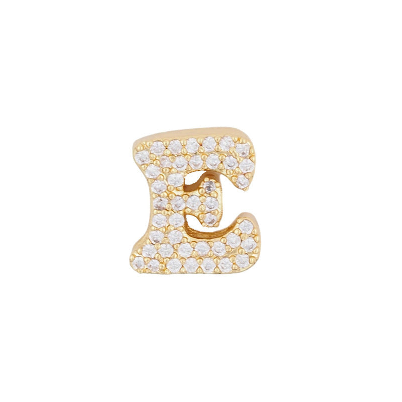 Pendentif Lettre en Or Élégant pour Bijoux DIY