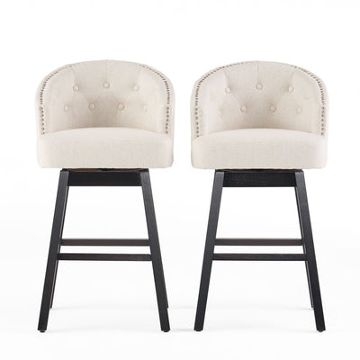OGDEN KD SWIVEL BARSTOOL( SET OF 2 ) - Korvel