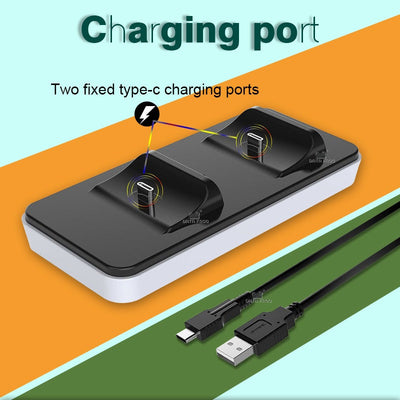 Suitable for PS5 controller charger base game controller dual charging base PS5 accessories - Korvel