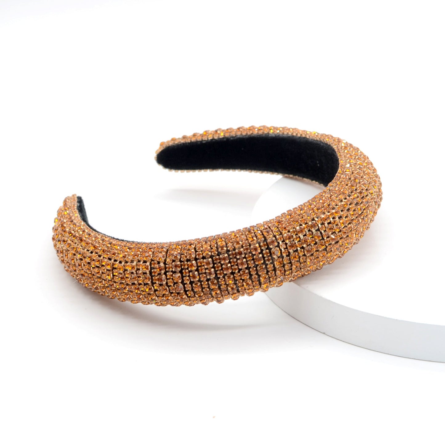 Luxury Sparkly Full Crystal Pearl Baroque Headband