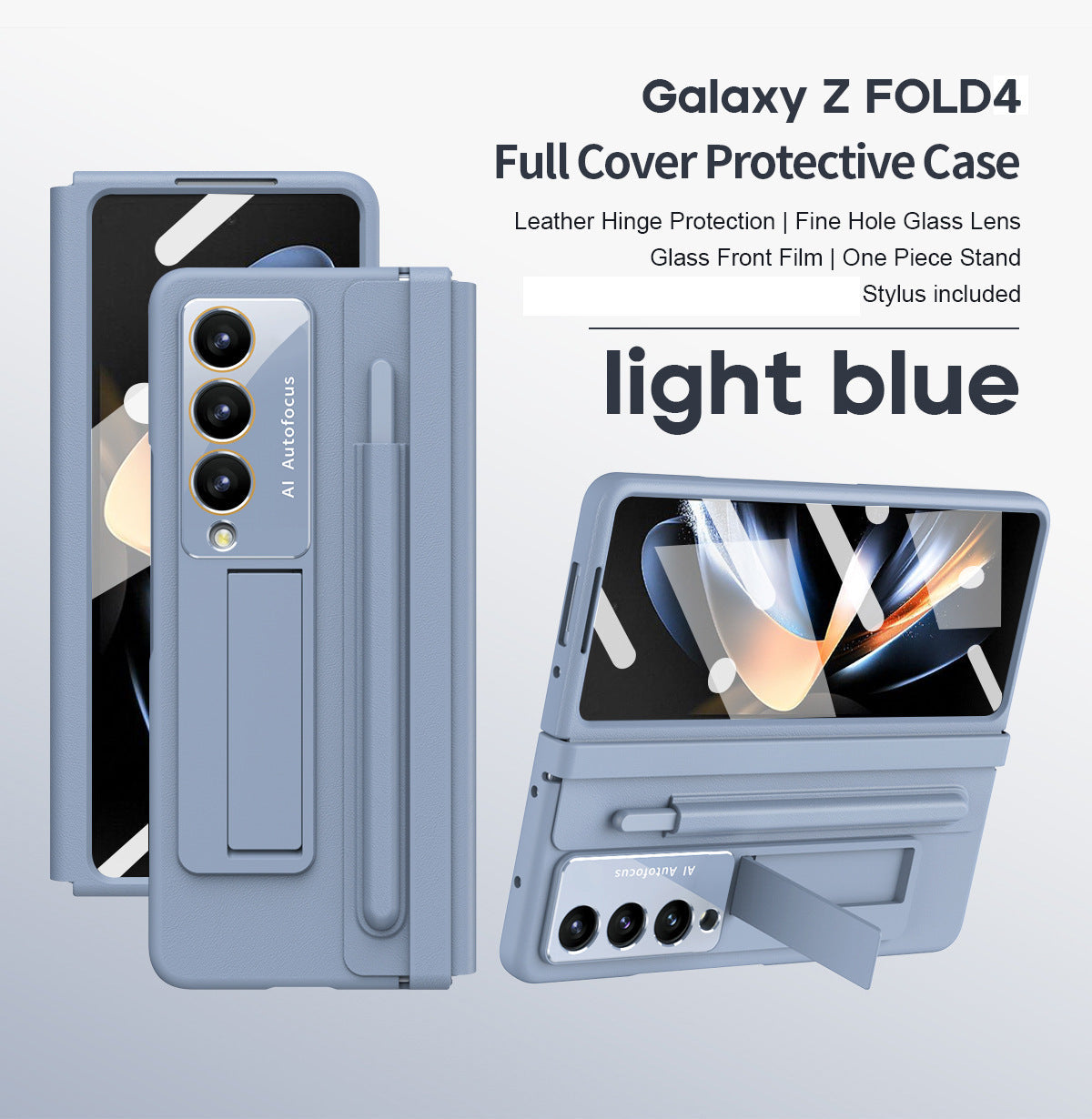 Premium Samsung Fold5 All-Inclusive Leather Case