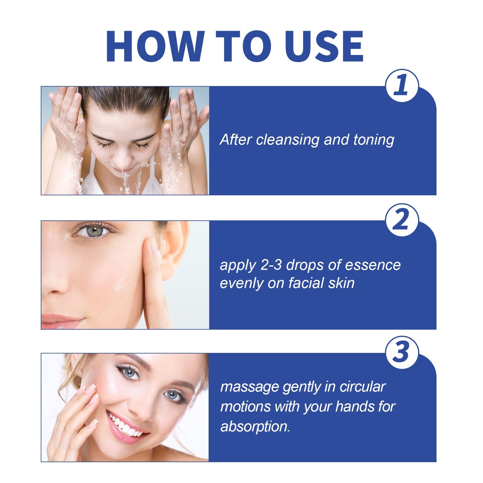 Facial Treatment Essence, Improve Fine Lines Lifting And Shrink Pore Acne Repair Moisturizing Essence - Korvel