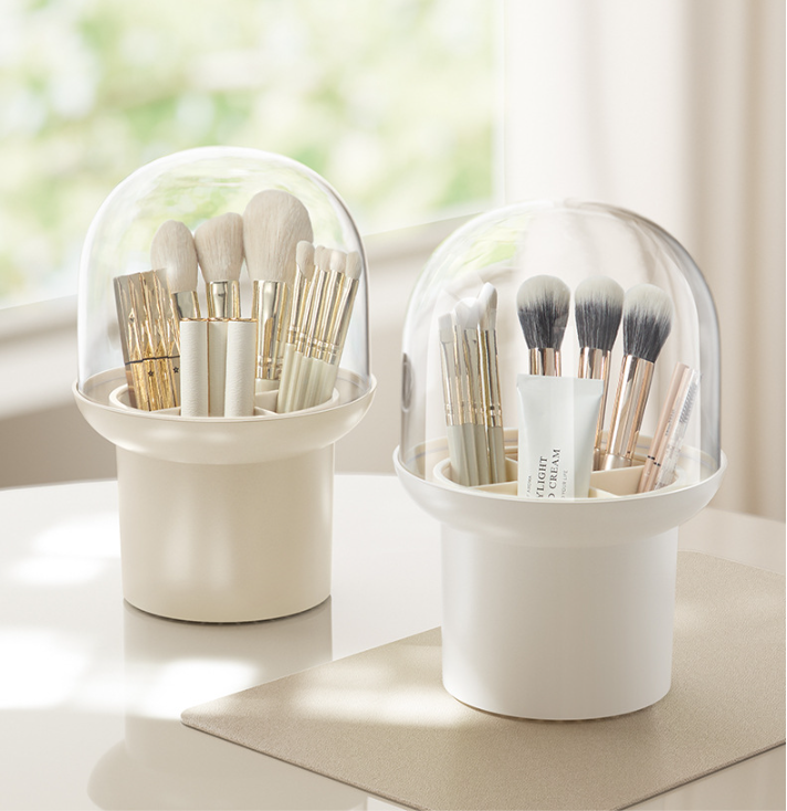 Elegant Dustproof Makeup Brush Storage Tube