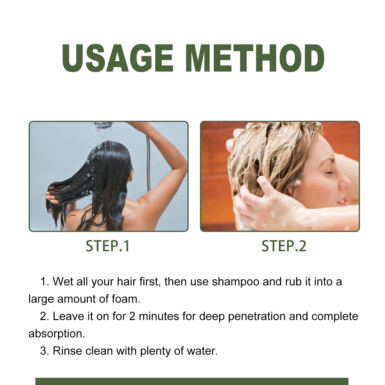 Rosemary Mint Pro Hair Care Shampoo, Scalp Massage Cleaning Care Repair Bifurcation Strong, Supple And Dense Hair - Korvel