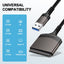 USB 3.0 to SATA Easy Drive Cable Serial Hard Disk 2.5-inch Mobile Hard Disk Adapter Cable USB Aluminum Alloy Shell - Korvel