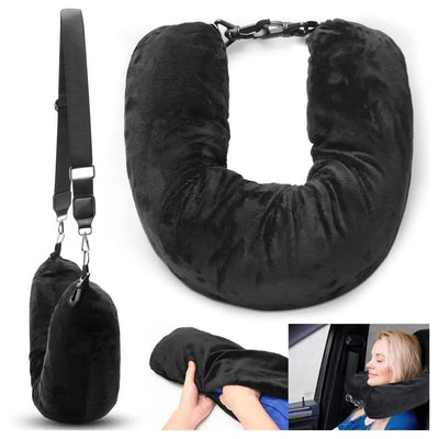 Portable Refillable Neck Pillow for Travel Comfort