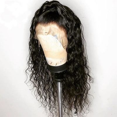 High Temperature Silk Wig Head Cover Wig Hand Groove Ladies Chemical Fiber Front Lace Curly Hair - Korvel