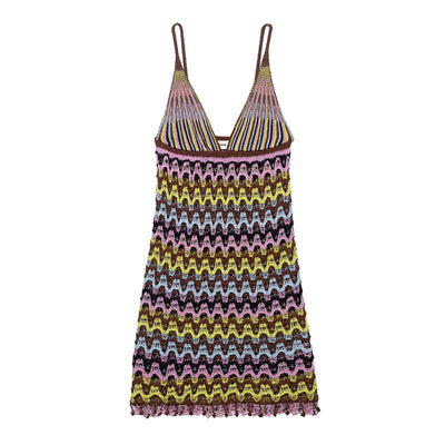 Sexy Backless Knitted DressStyle Fashion Women's Dress - Korvel