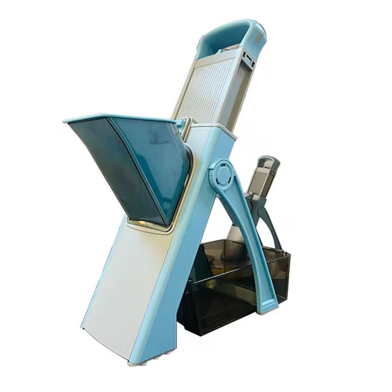 Multifunctional veggie & fruit slicer-grater. Chop, grate, slice potatoes efficiently. Ideal kitchen tool. - Korvel