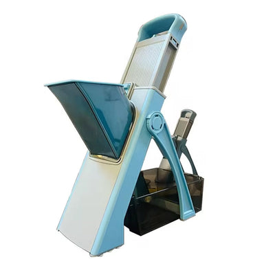 Multifunctional veggie & fruit slicer-grater. Chop, grate, slice potatoes efficiently. Ideal kitchen tool. - Korvel