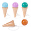 Hand eye coordination traditional toy wooden skill cup sensory integration training throwing and catching ball - Korvel