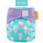 Happy Flute 1 pcs heavy wetter night AIO AI2 baby cloth diaper nappy one size fit all - Korvel