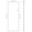 Illuminated Full Body Makeup Mirror - 63x24 Inch