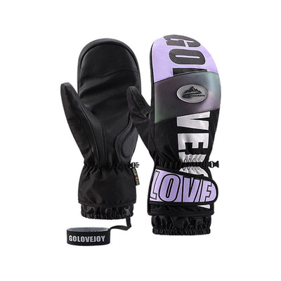 Premium Waterproof Winter Ski Gloves with Touch Screen Capability