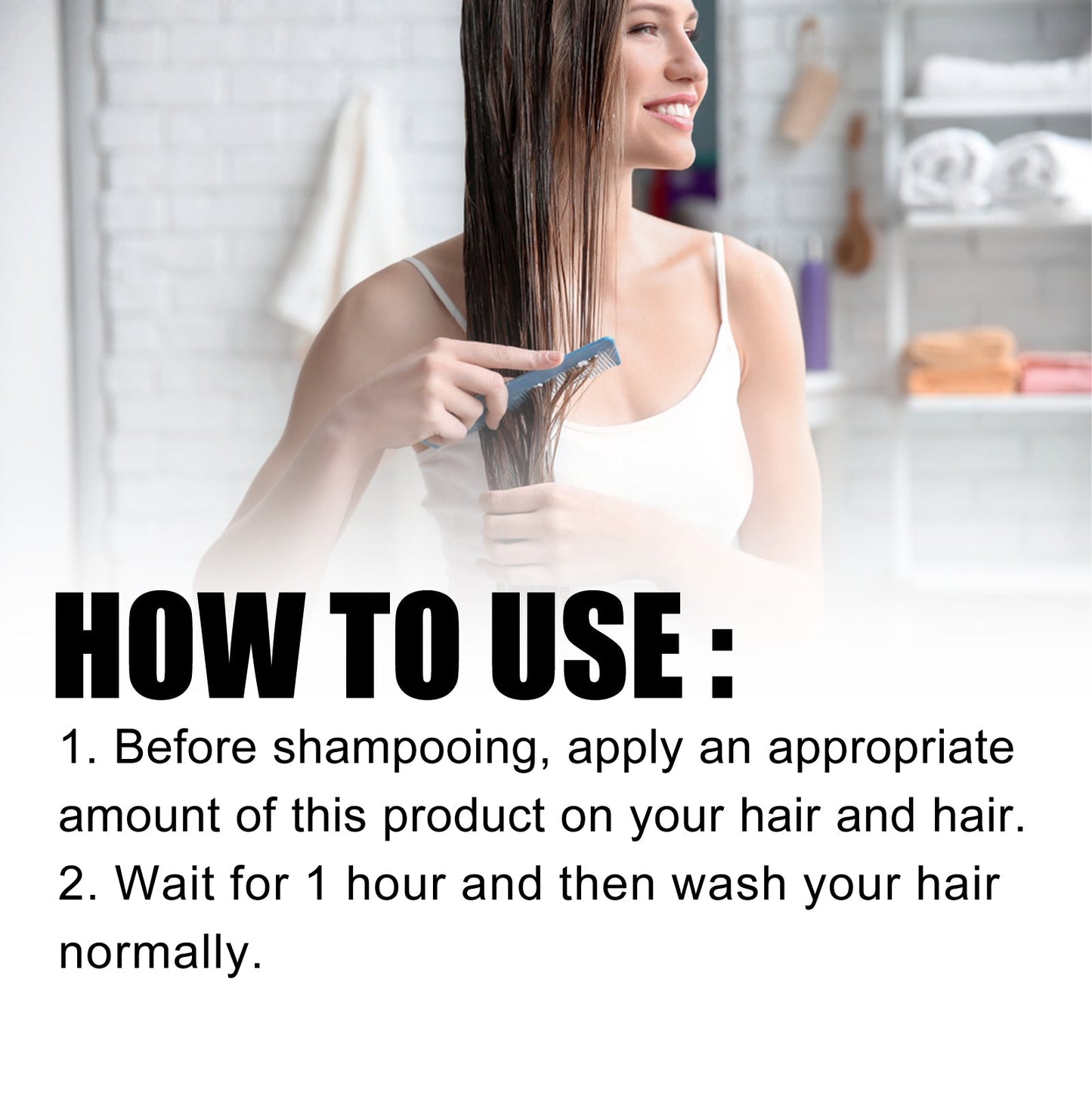 Hair Care Essence Soft And Moisturizing Hair Dry Hair Frizzy Tail Nourishing Hair Care Essence - Korvel