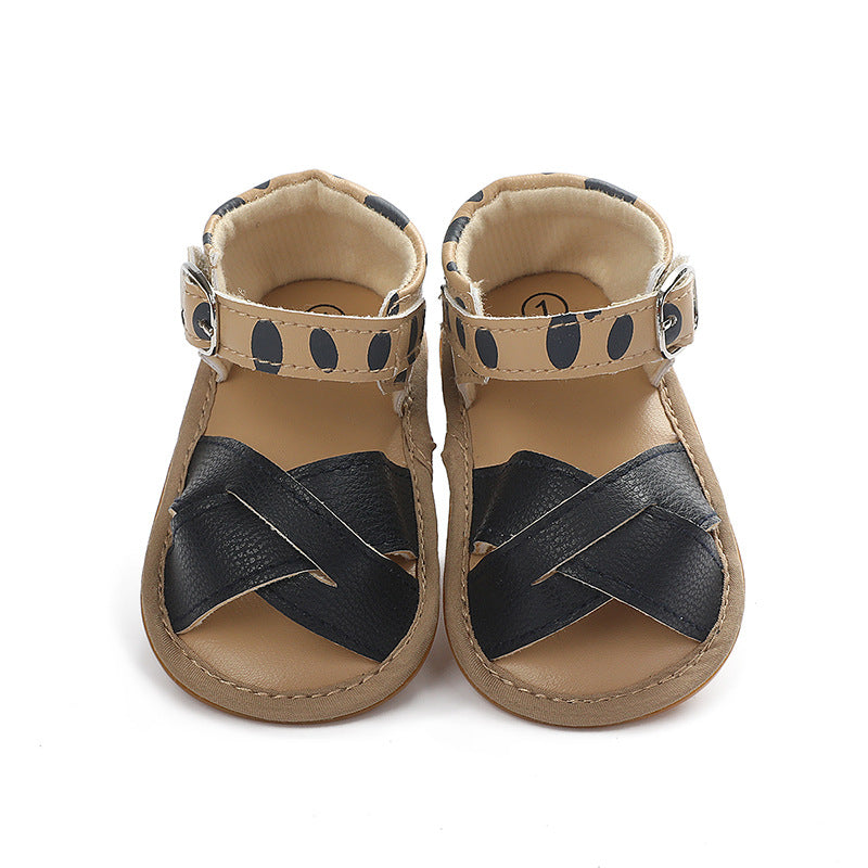 Baby Girl Baby Toddler Shoes Rubber Sole Non-Slip Baby Sandals - Korvel