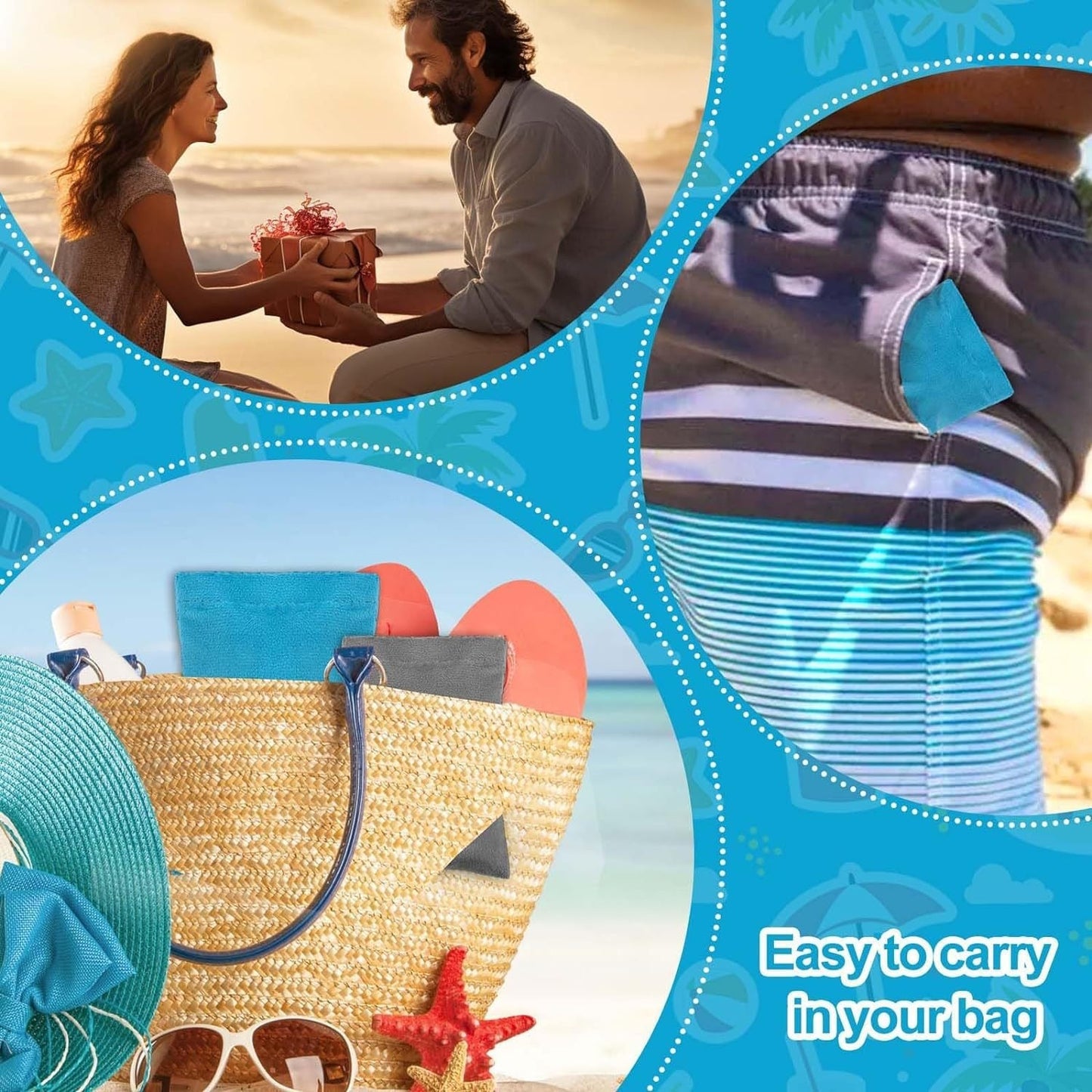 Guantes de Limpieza de Arena Palksky para Diversión en la Playa
