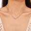 Collier Pendentif Élégant Incrusté de Zircon pour Femmes