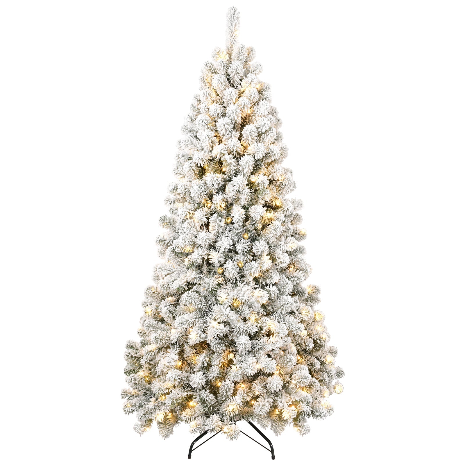 5FT PVC Memory Wire Christmas tree (With Light) - Korvel