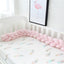 1Pcs 1M/2M/3M Baby Handmade Nodic Knot Newborn Bed Bumper Long Knotted Braid Pillow Baby Bed Bumper Knot Crib Infant Room Decor - Korvel