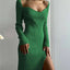 Maxi Cuello Alto: Vestido de Suéter Elegante