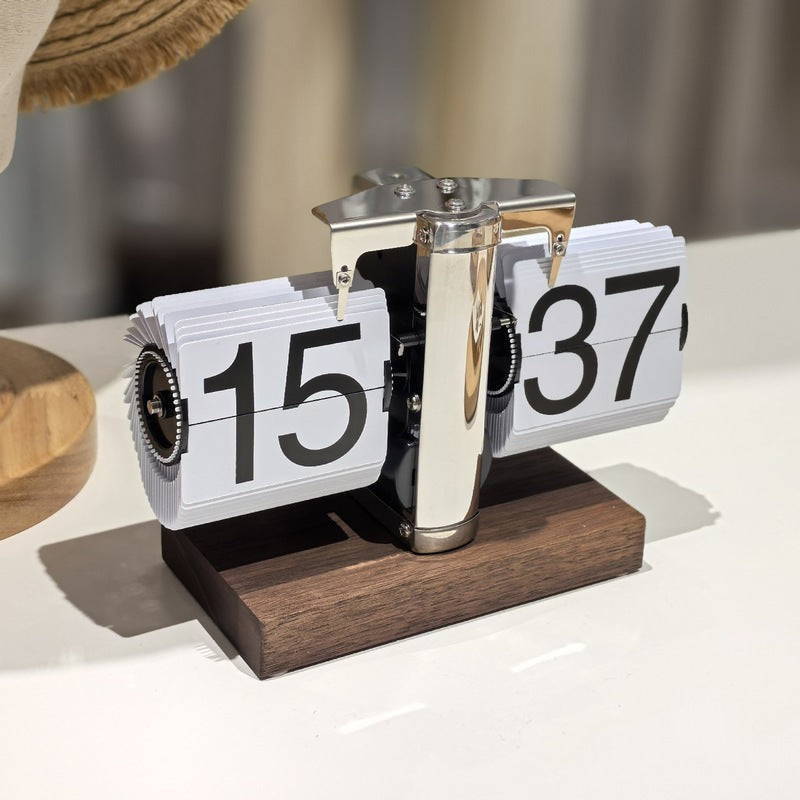 Retro Flip Digital Clock for Home & Office Decor