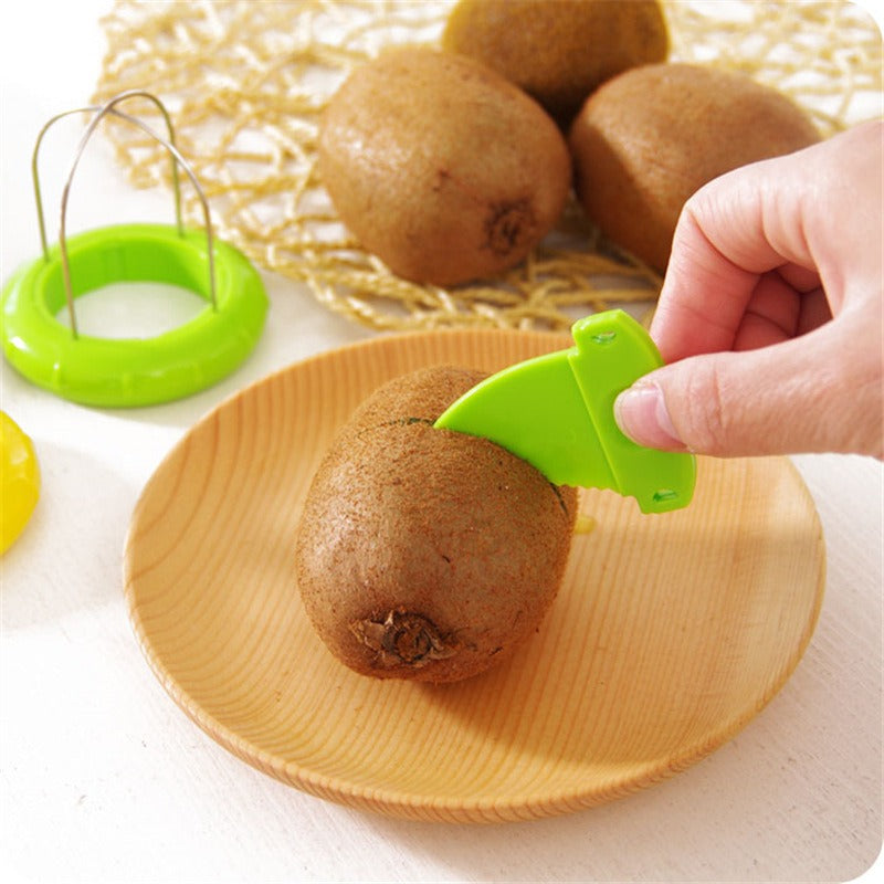 Creative stainless steel kiwifruit peeler specialized for peeling and dividing - Korvel