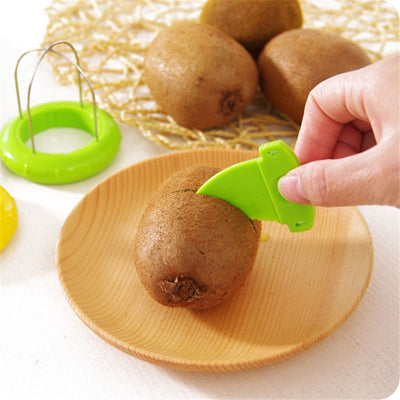 Creative stainless steel kiwifruit peeler specialized for peeling and dividing - Korvel