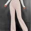 Stylish High-Waisted Micro Flared Pants for Women