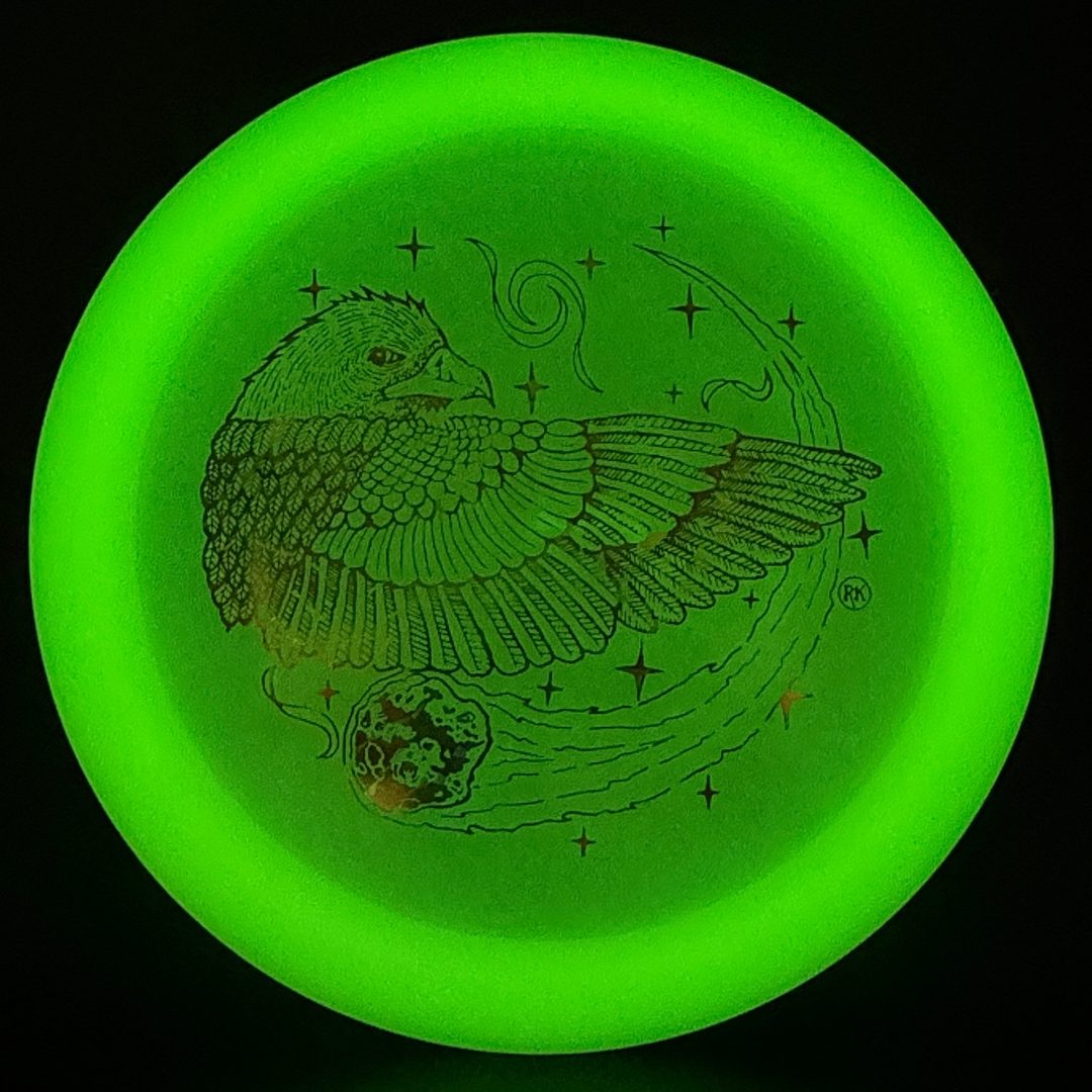 Quantum Lunar Falcon Disc - Rare Stardust DM Stamp