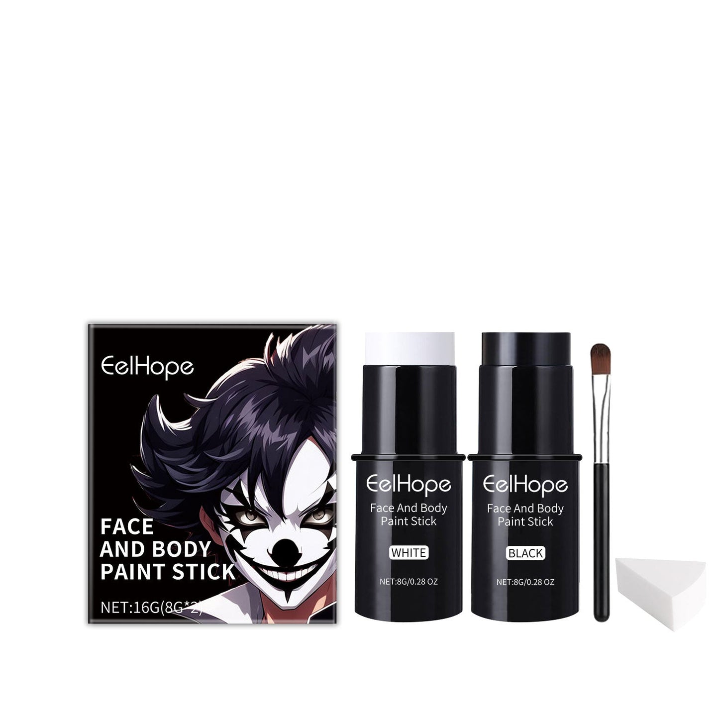 Colorful Halloween Face Painting Stick Set