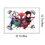 Autocollants Muraux 3D Avengers Fist - Décor PVC Créatif