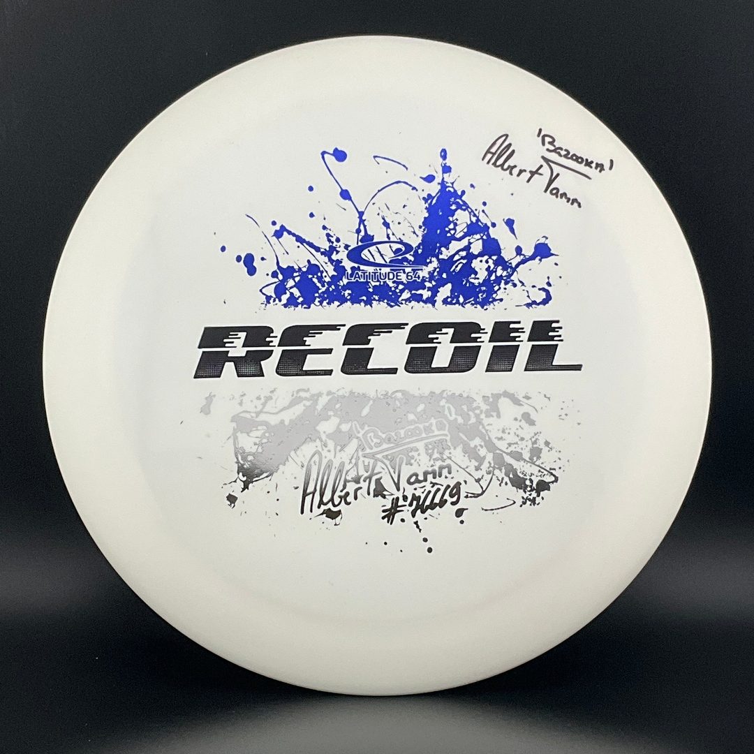 Gold Recoil Disc Golf Disc - Signed by Albert Tamm