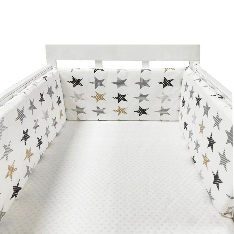 Baby Four Seasons Bed Fence Baby Children Anti fall Cotton Bed Fence Cotton Baby Bed Protective Fence - Korvel