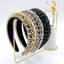 Luxury Sparkly Full Crystal Pearl Baroque Headband