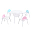 Children's panel table with 4 chairs - Korvel