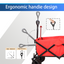 Utility Park Garden Cart Tool Customized Color Folding Camping Trolley Outdoor Picnic Beach Wagon - Korvel