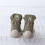 Autumn New Soft Sole Baby Walking Shoes Knitted Embroidered Baby Floor Socks Shoes Avocado Children's Socks - Korvel