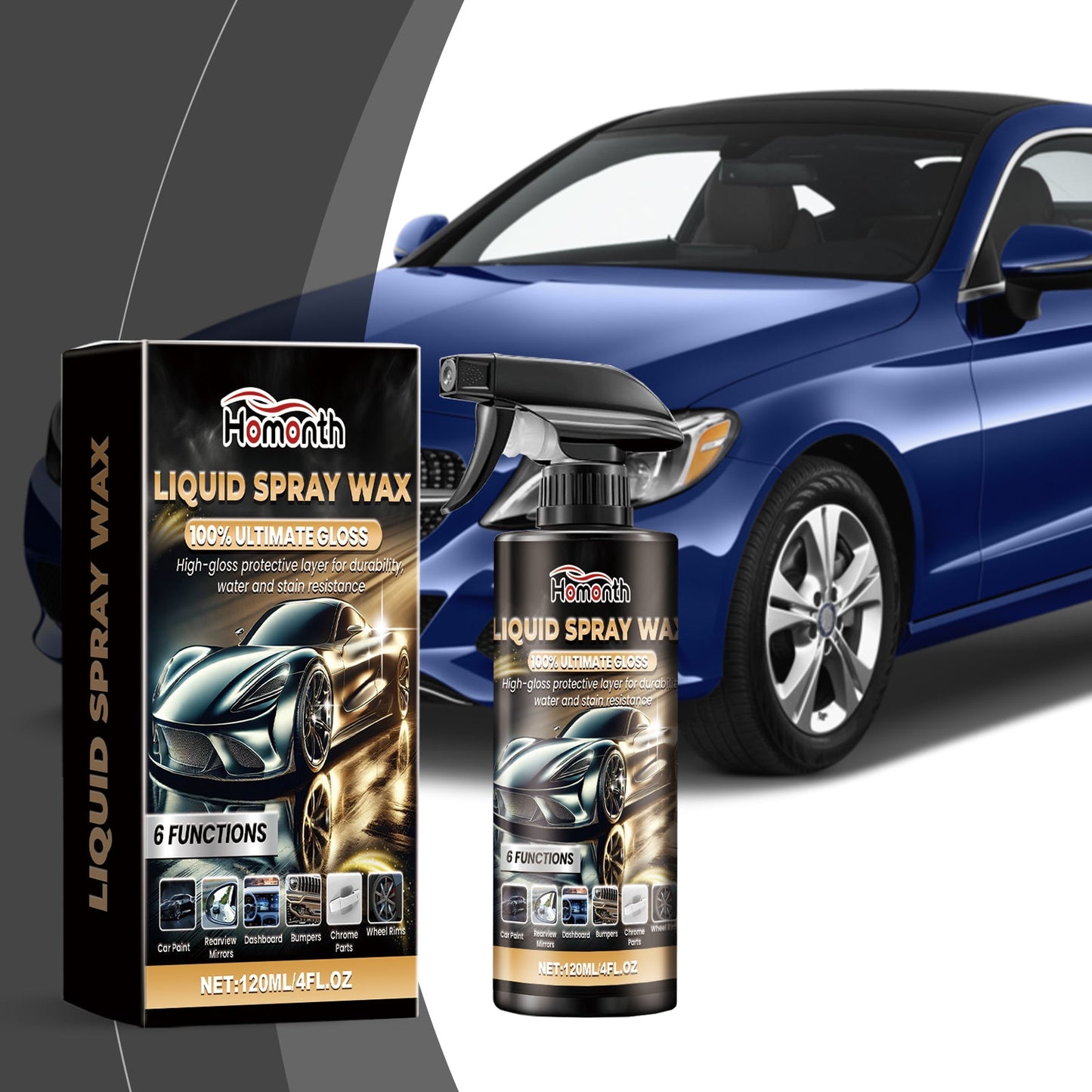 Spray Protector de Recubrimiento Automotriz Premium para el Cuidado de la Pintura del Coche