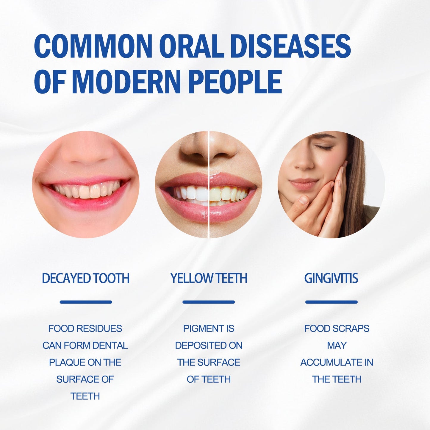 Fresh Breath Tooth Mousse, Teeth Cleaning Odors Teeth Yellow Stains Tartar Beauty Dental Care - Korvel