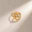 Gold-Plated Stainless Steel Star Ring - Korvel