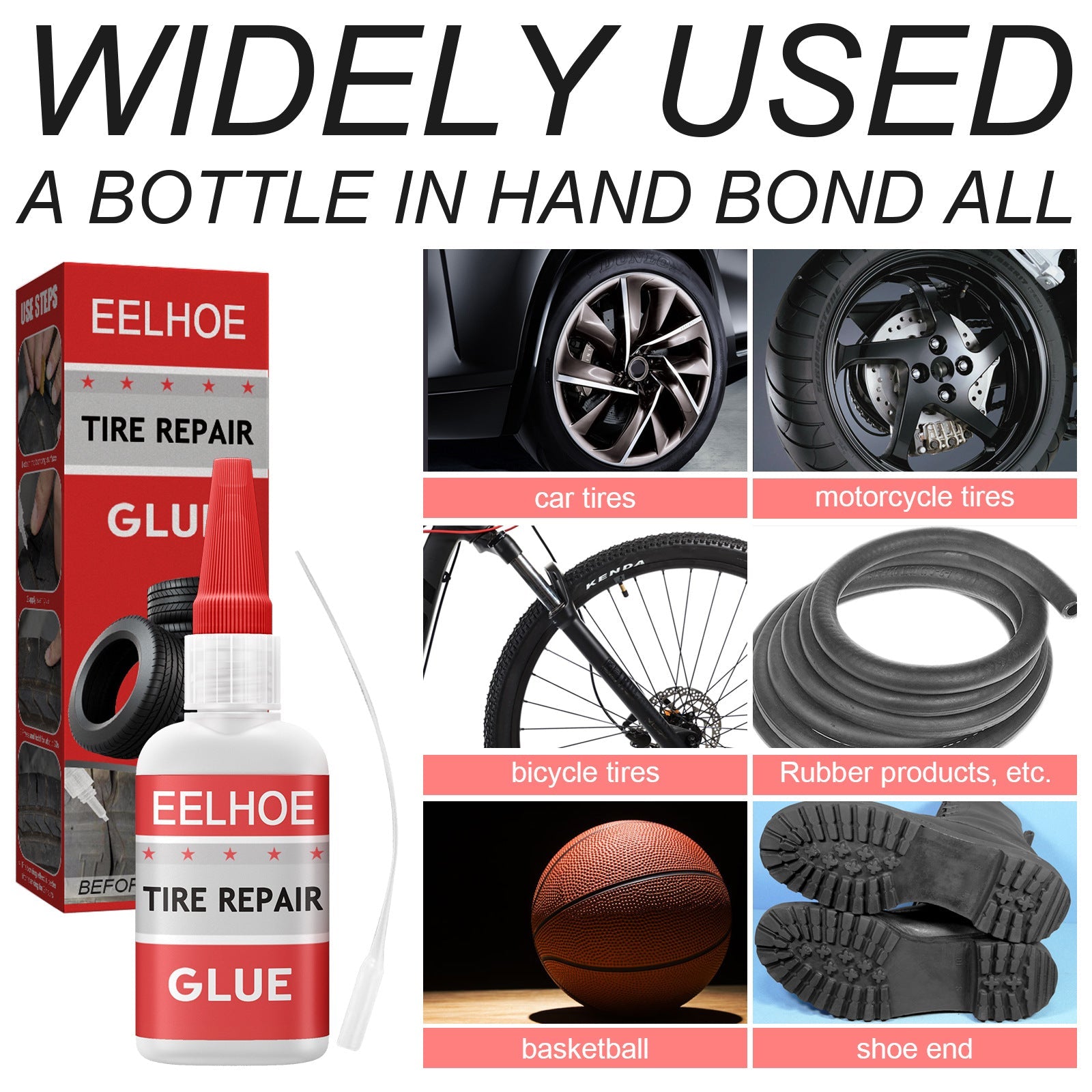 EELHOE New Multifunctional Glue Tire Sole Repair Multifunctional Glue Repair Glue - Korvel
