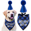 Pet Birthday Set  Triangle Scarf Hat Pet Party Decoration Styling Outdoor Creative - Korvel