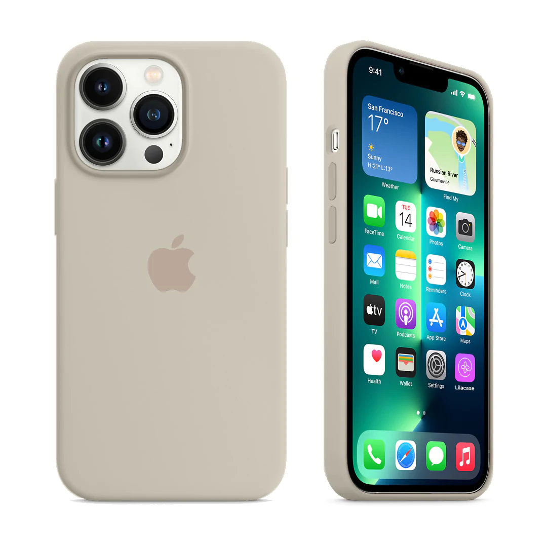 Funda de teléfono móvil de silicona líquida premium para iPhone