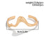 Bracelet de cheville en métal liquide lava à la mode