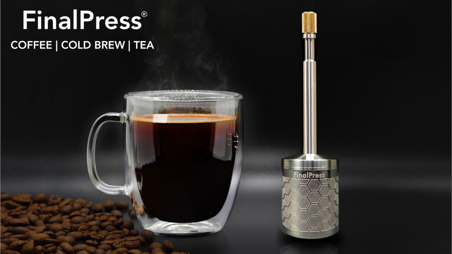FinalPress Coffee inf Infuser Stainless Steel Filter Coffee Machine Drip Bags Infuser Portable Brewer for Hot Cold Filter Holder - Korvel