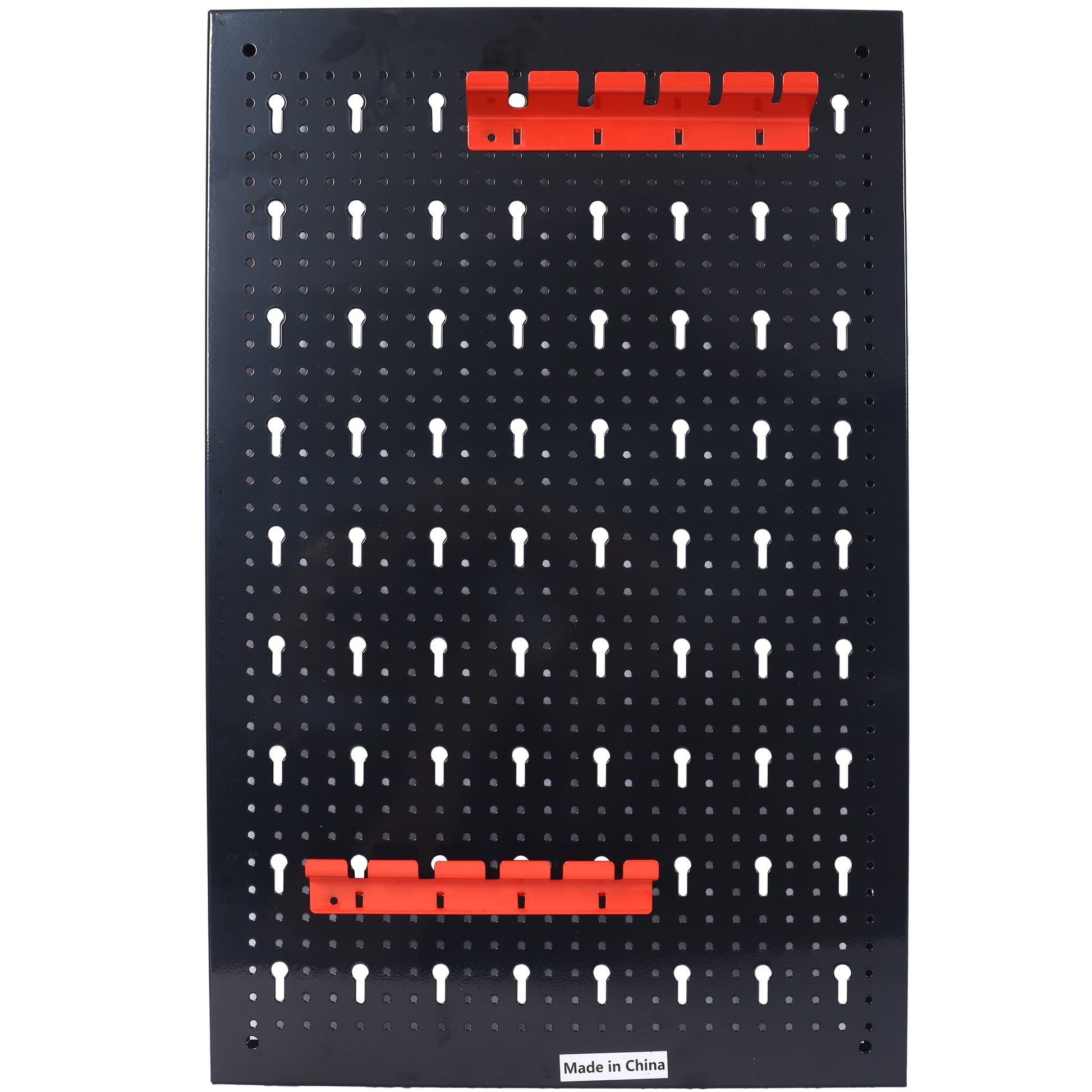4-foot metal garage nail board tool rack with 3 nail board wall mounted tools for storing nail boards, black - Korvel